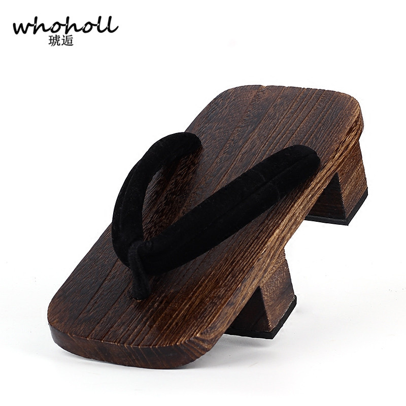 Geta Wooden Sandal - Whoholl geta sandálias de duas dentes
