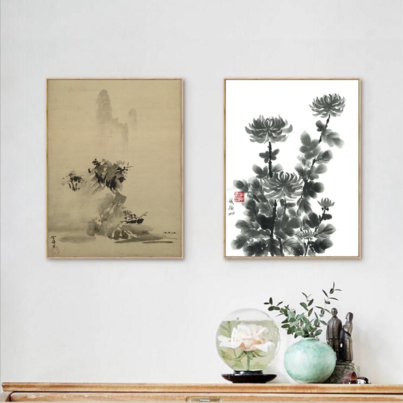 Japanese Lifestyle And Traditions - Japonês tradicional pintura a tinta impressão