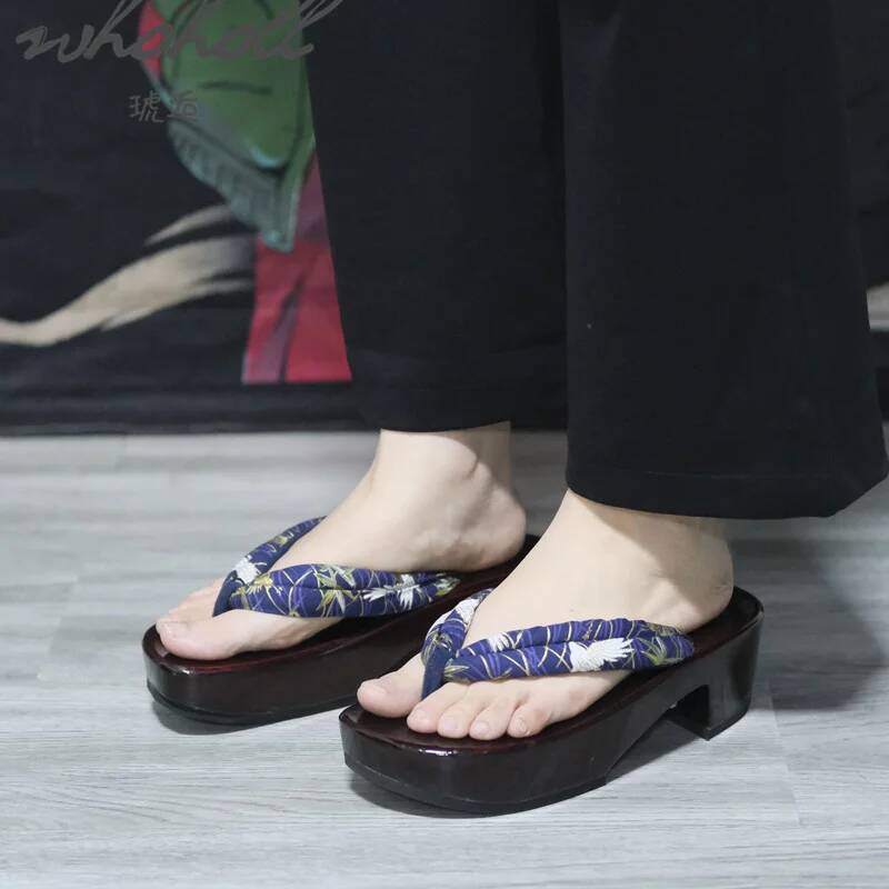 Japonês de madeira ganha verão - Geta Wooden Sandal avaliação e preço