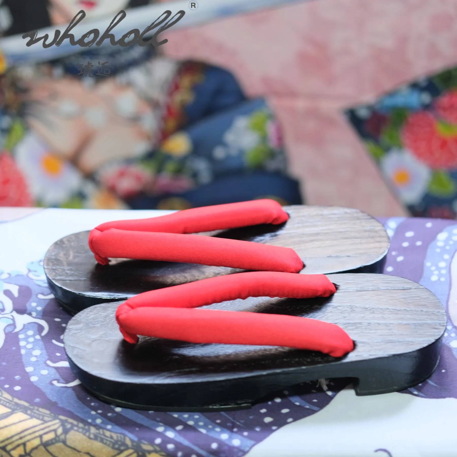 Verão feminino japonês de made - Geta Wooden Sandal avaliação e preço