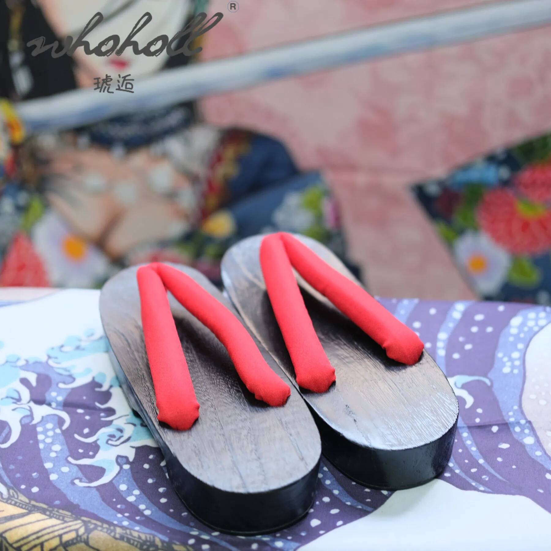 Verão feminino japonês de made - Geta Wooden Sandal avaliação e preço