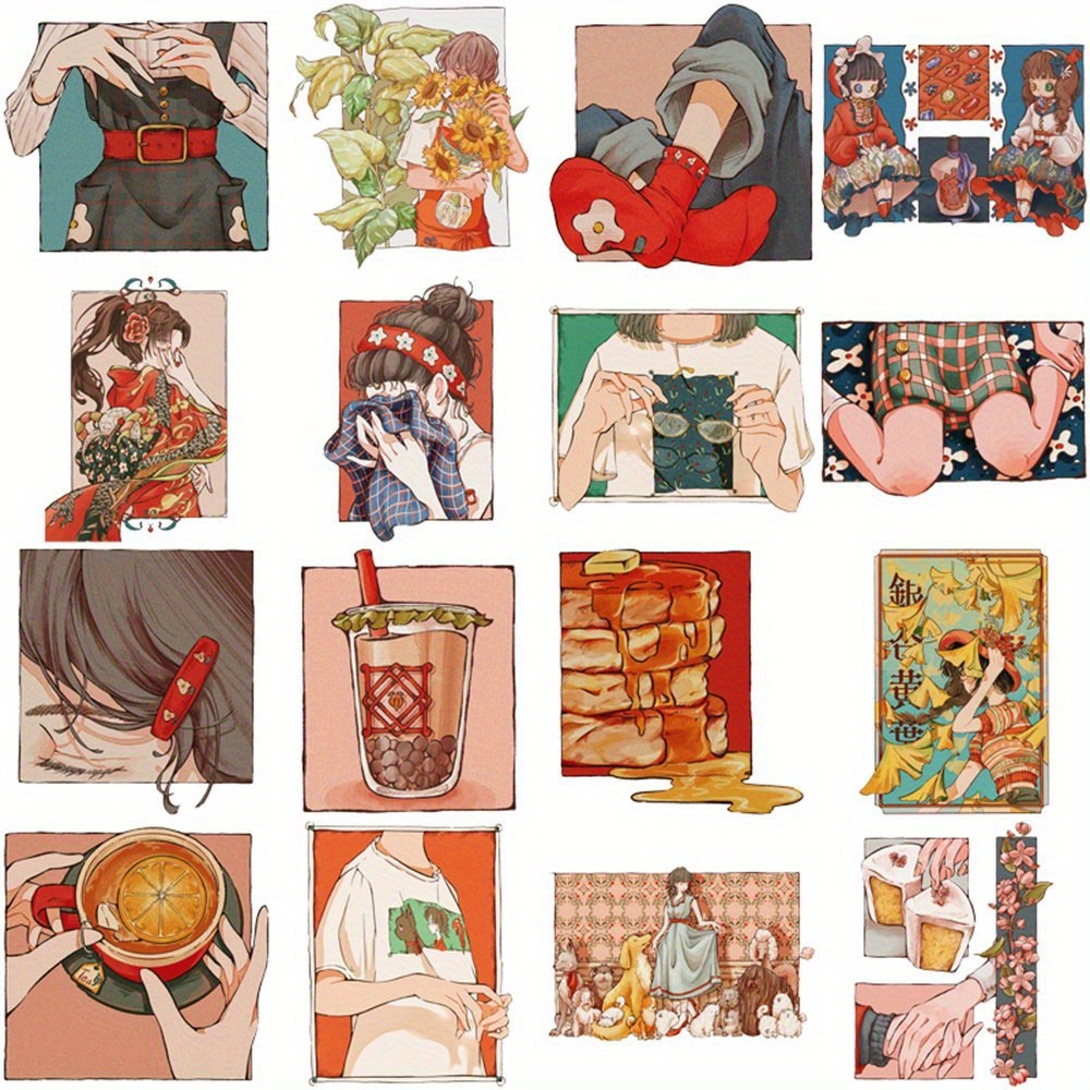 50 Adesivos Estilo Vintage Tra - Japanese Lifestyle And Traditions avaliação e preço