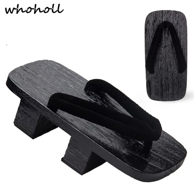 Whoholl jiraiya cosplay japonê - Geta Wooden Sandal avaliação e preço
