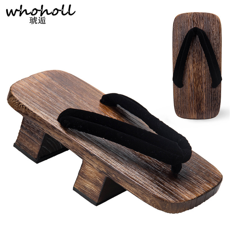 Whoholl jiraiya cosplay japonê - Geta Wooden Sandal avaliação e preço