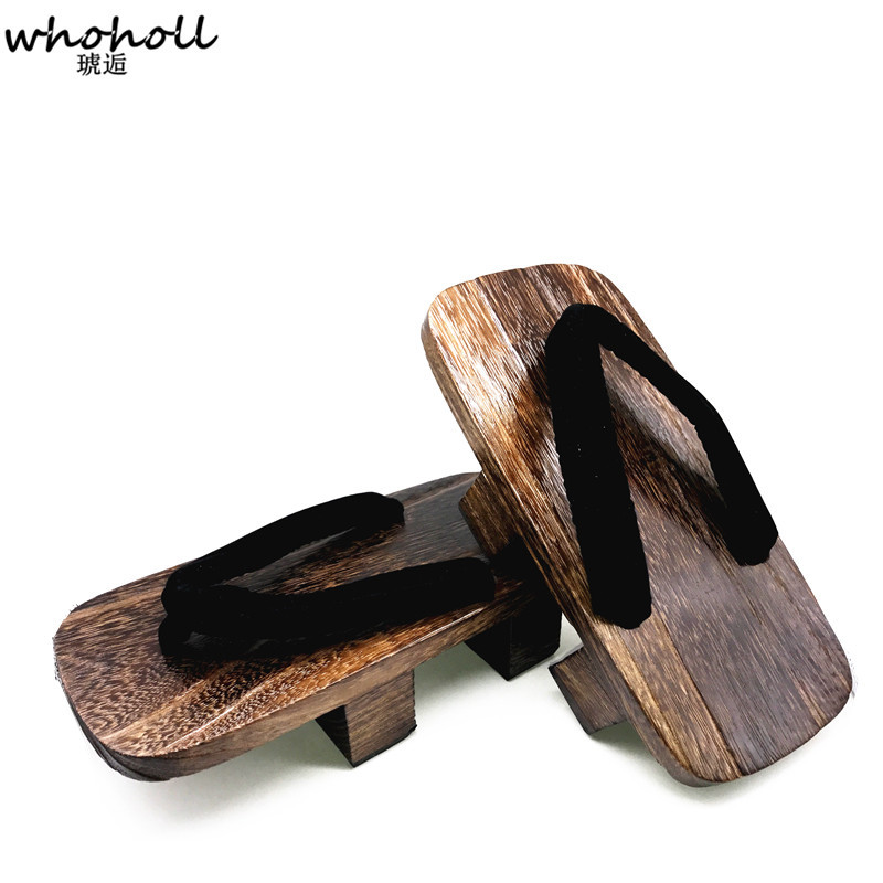 Whoholl jiraiya cosplay japonê - Geta Wooden Sandal avaliação e preço