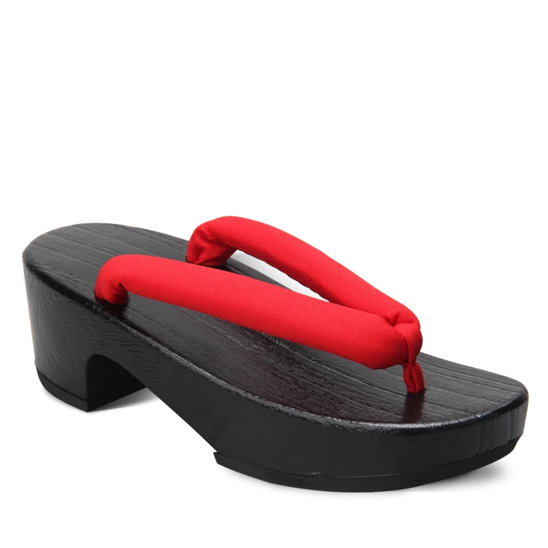 Sandália Feminina Preta em For - Geta Wooden Sandal avaliação e preço
