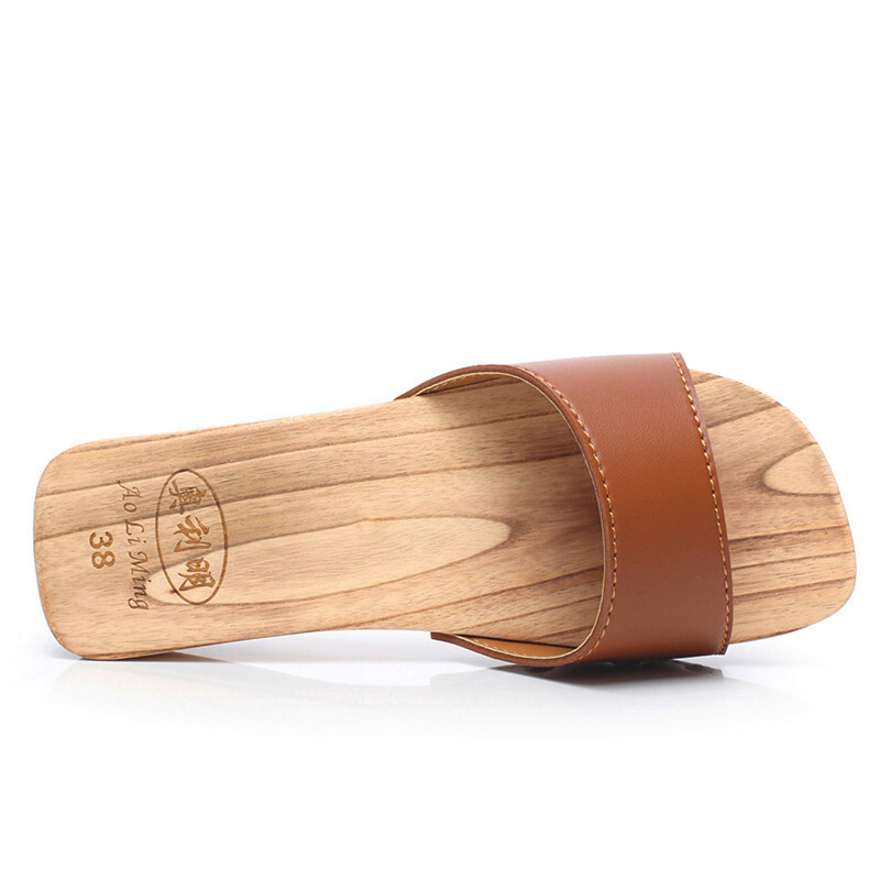 Chinelos de madeira femininos  - Geta Wooden Sandal avaliação e preço