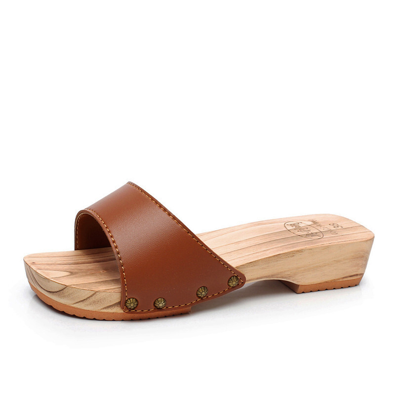 Chinelos de madeira femininos  - Geta Wooden Sandal avaliação e preço